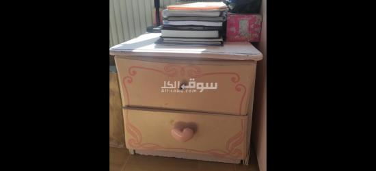 غرفة نوم بنات باللون الزهري مستورد من الاماؤات للبيع والسعر قابل للتفاوض - 5