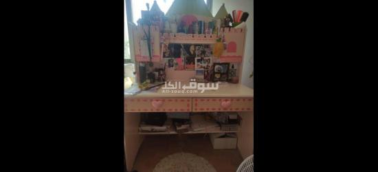 غرفة نوم للبنات زهري مستورد من الامارات للبيع المستعجل - 4